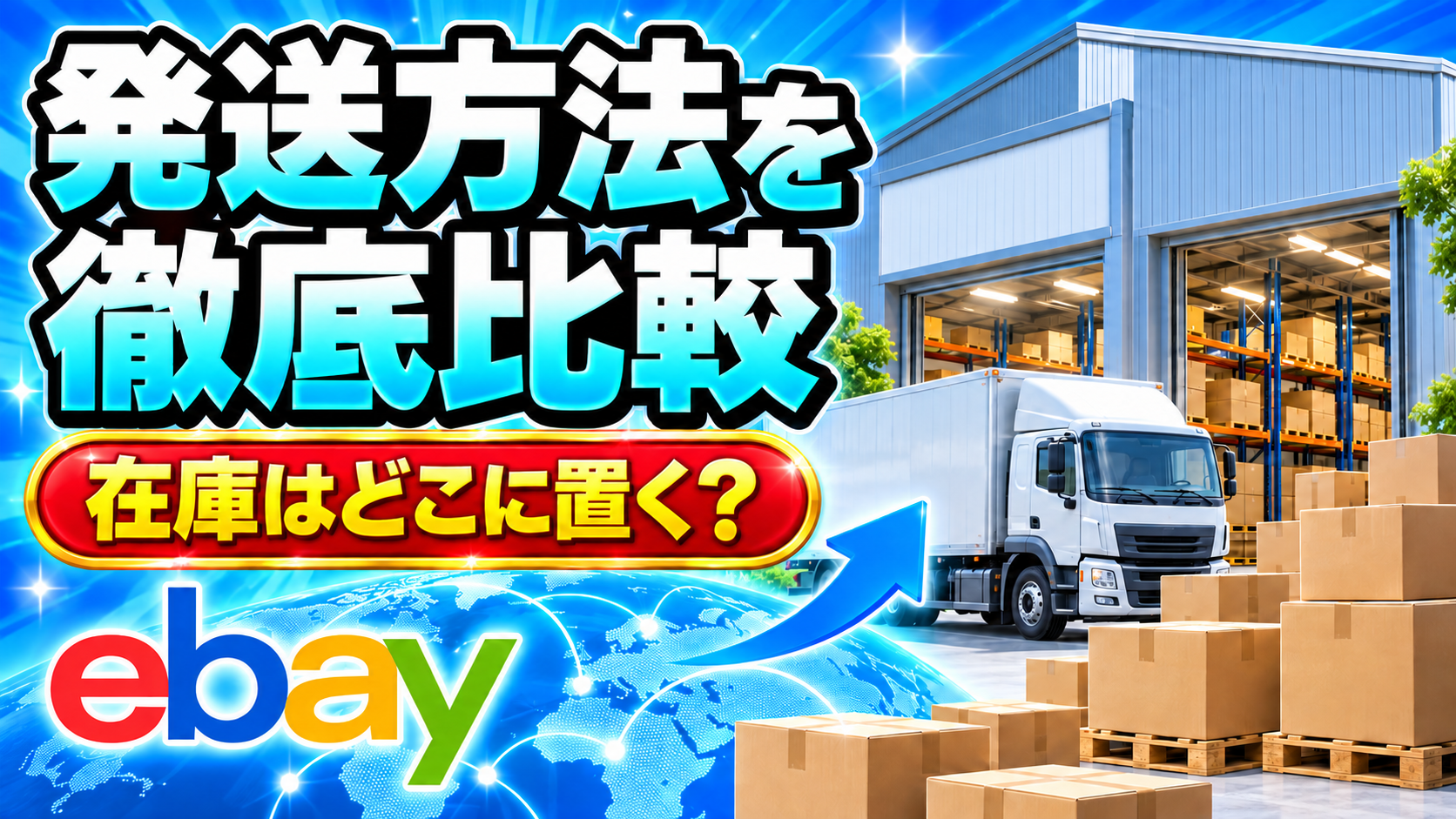 Amazon FBAとeBay・Shopifyの発送方法を比較｜在庫をどこに置くべきか