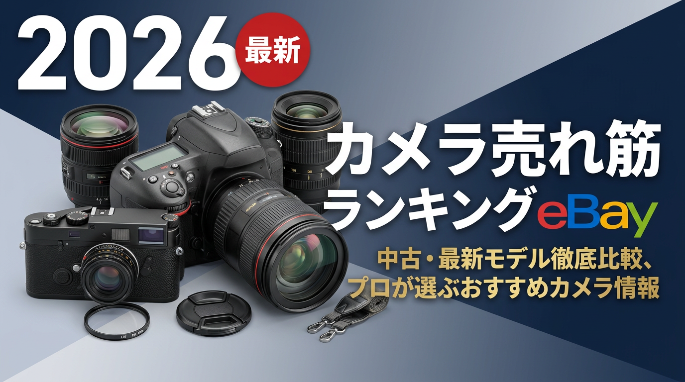 eBay カメラの売れ筋ランキング｜直近6ヶ月 TOP10（2026年5月）
