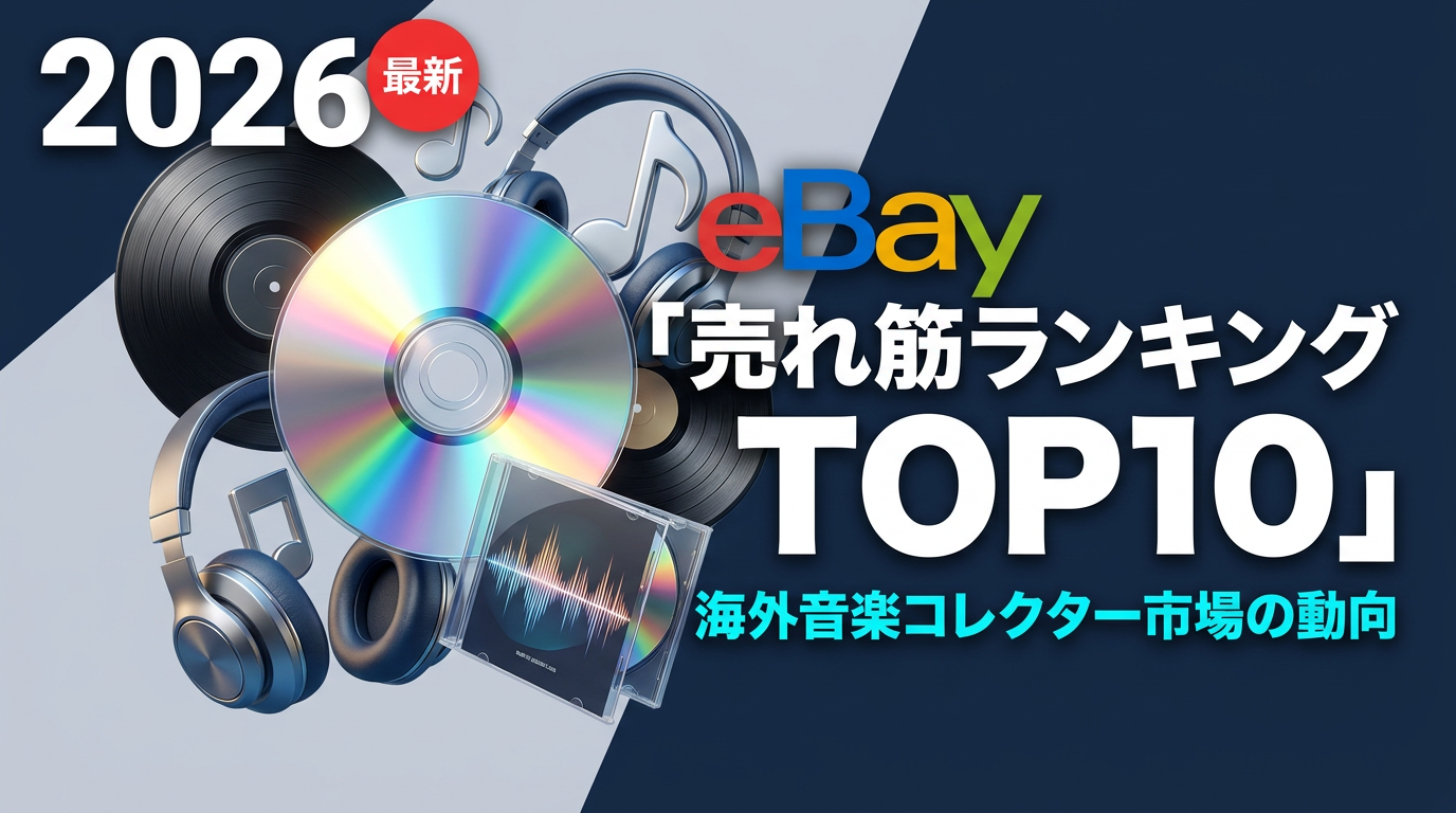 eBay CD/音楽の売れ筋ランキング｜直近6ヶ月 TOP10（2025年11月〜2026年4月）
