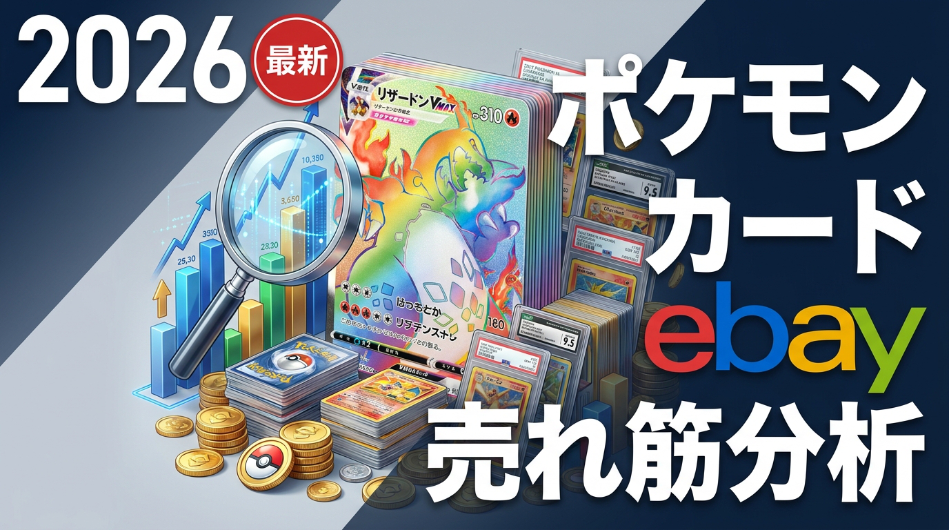 eBayポケモンカードの売れ筋と出品のコツ｜直近5ヶ月6,537件の販売データ分析