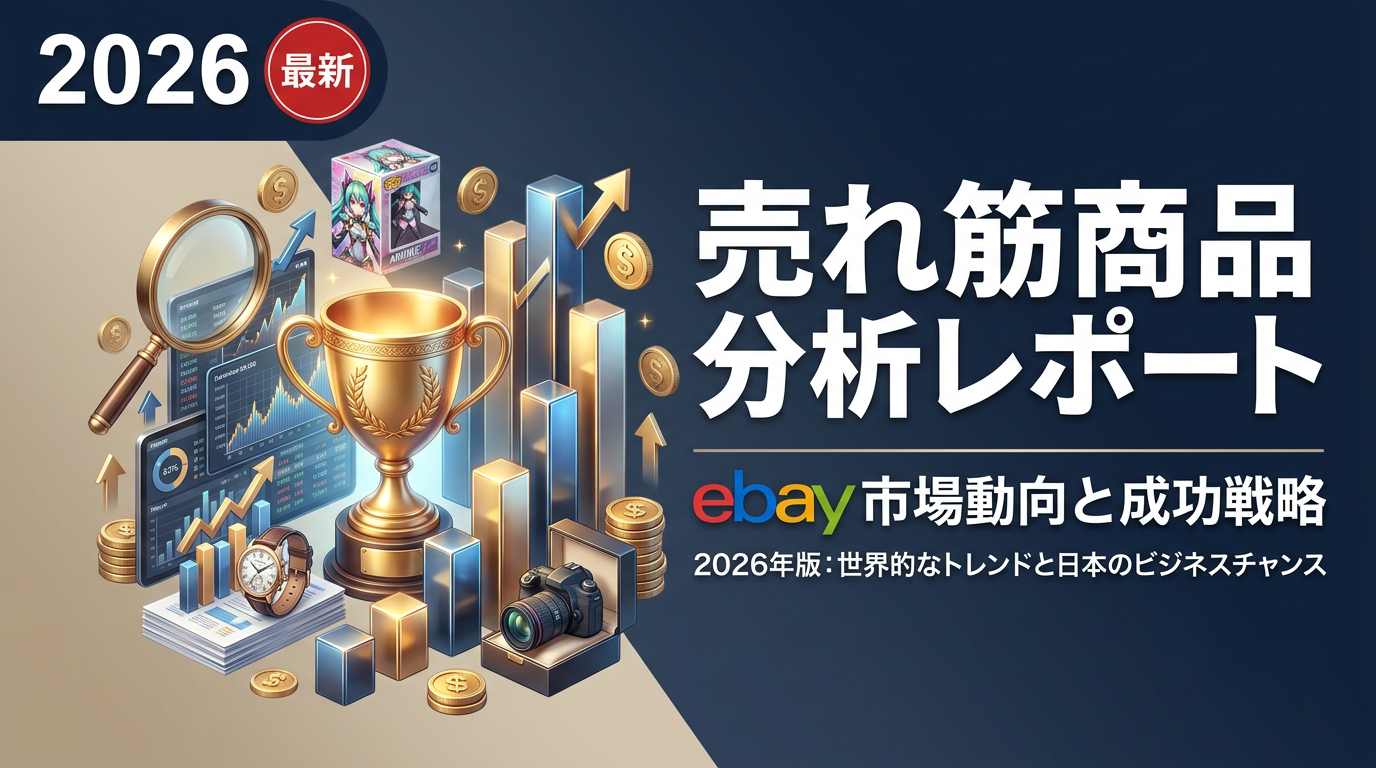 eBay売れ筋ランキング｜カテゴリ別 134万件＋の販売データから抽出