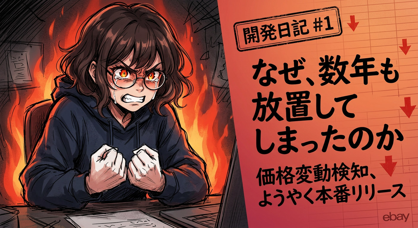 【開発日記 #1】価格変動検知をなぜ数年も放置してしまったのか