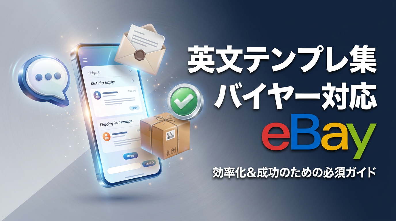 eBayバイヤーメッセージ英文テンプレ集｜問い合わせ・配送・返品対応
