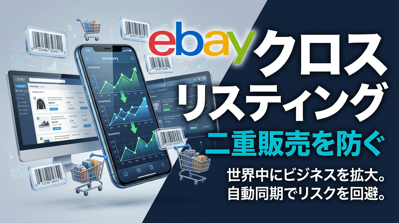 eBayと国内モールの同時出品|クロスリスティングで二重販売を防ぐ在庫一元管理