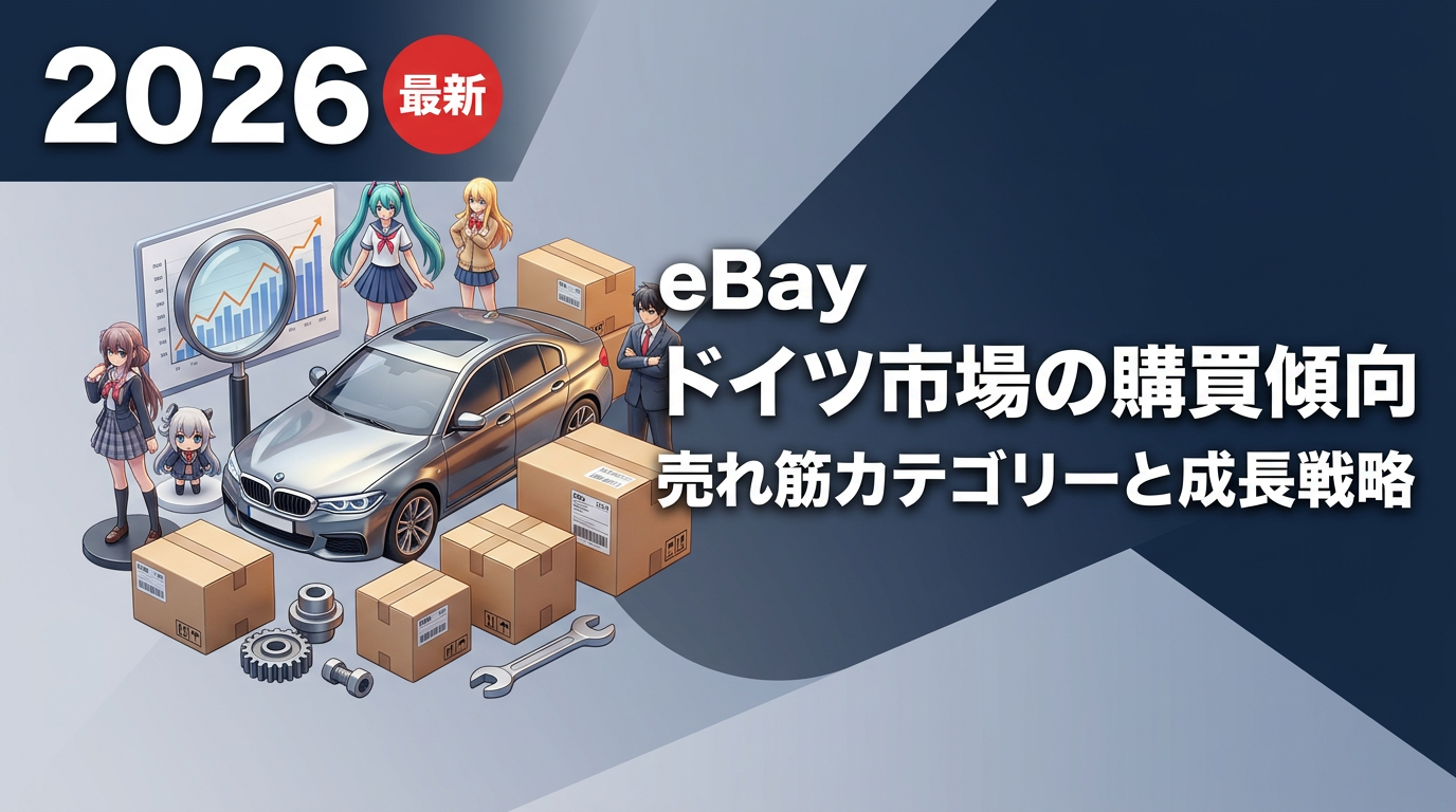 eBayドイツ（DE）バイヤー購買傾向｜実データで読み解く自動車・ポップカルチャー大国の需要