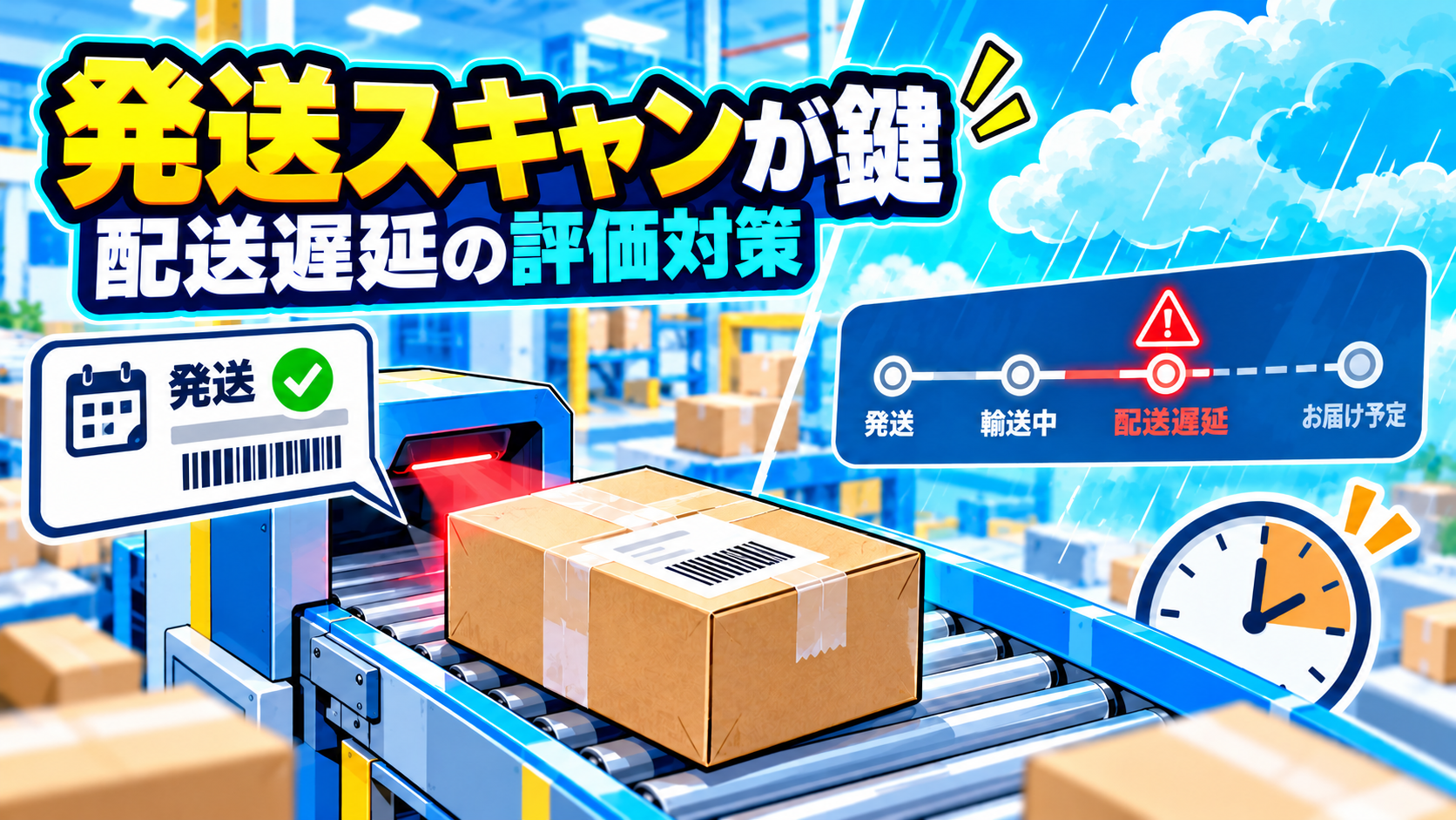 eBayで配送が遅れたときの評価対策｜期限内発送とラベル利用の確認点