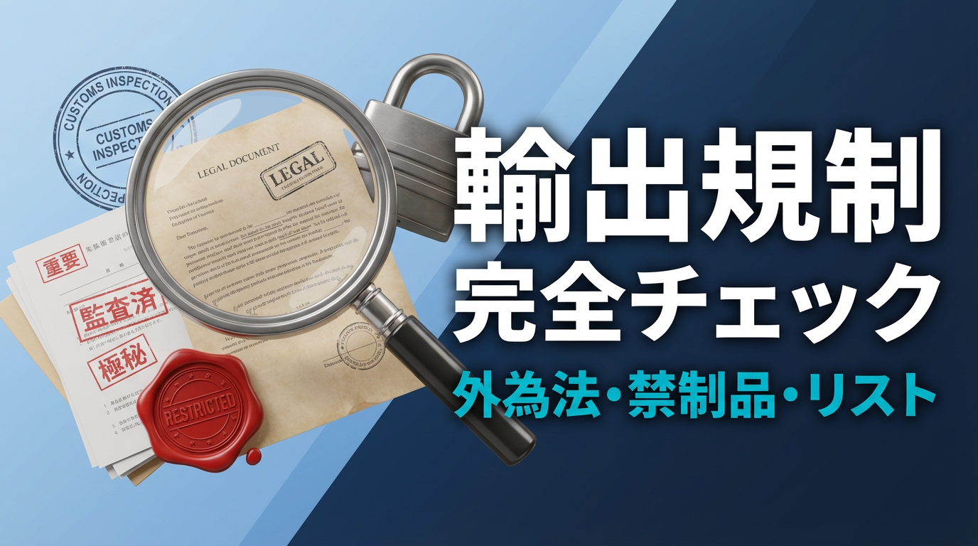 eBayセラーが知るべき輸出規制｜外為法チェックポイント