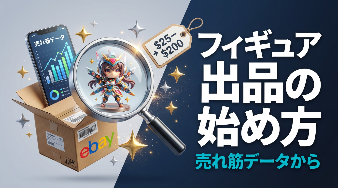 eBay フィギュアの出品の始め方|売れ筋データから逆算する出品手順
