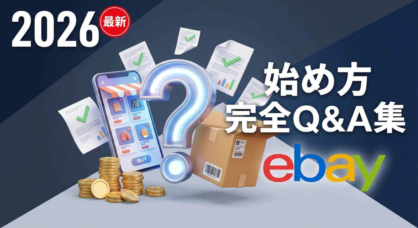eBay始め方 完全Q&A集｜初心者の質問に134万件＋のデータで回答