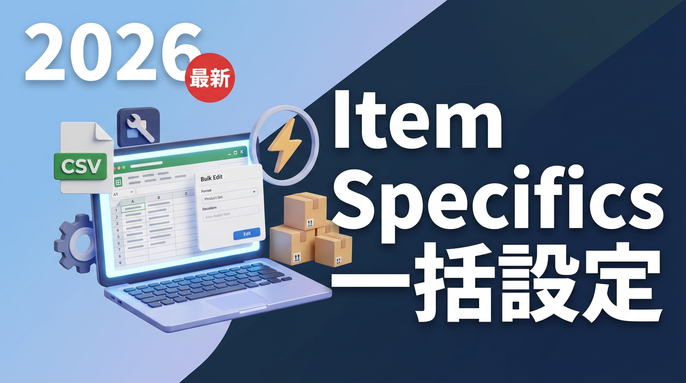 eBay Item Specificsを一括設定する方法｜手動入力を大幅削減