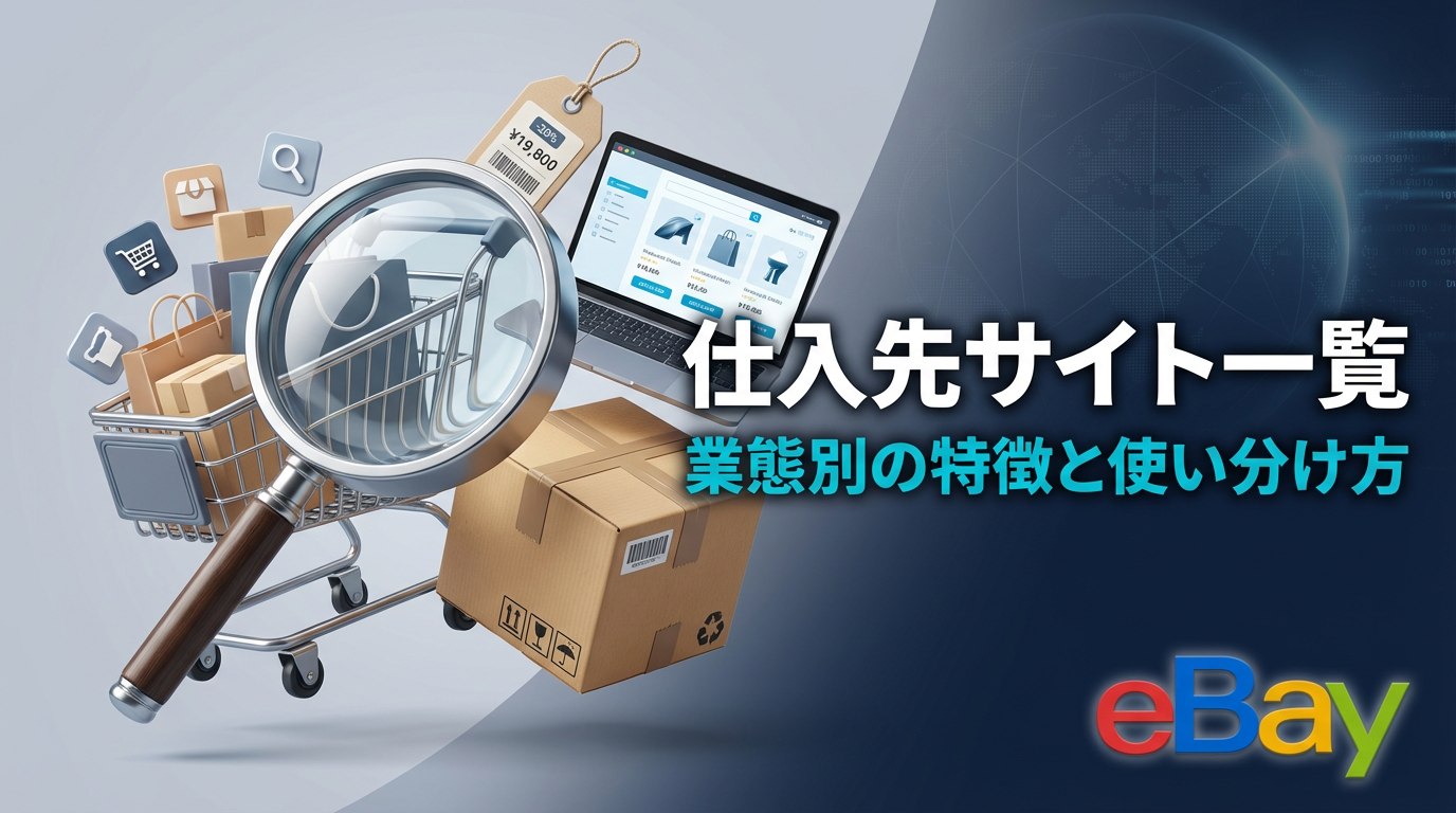 eBay無在庫で仕入先にすべきサイト一覧｜主要サイトの特徴と使い分け