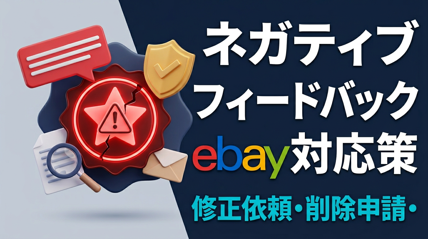 eBayネガティブフィードバックの対処法｜修正依頼と削除の手順
