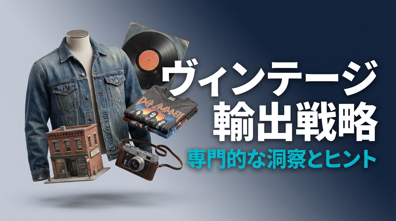 eBayヴィンテージ輸出戦略｜Old Earth Vintageに学ぶ実店舗×eBay併用の勝ち筋