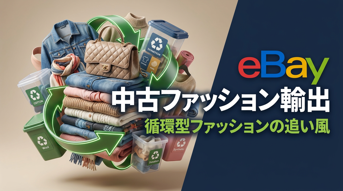 eBay Circular Fashion Fund 2026｜中古ファッション輸出の追い風を日本セラー視点でデータ解説