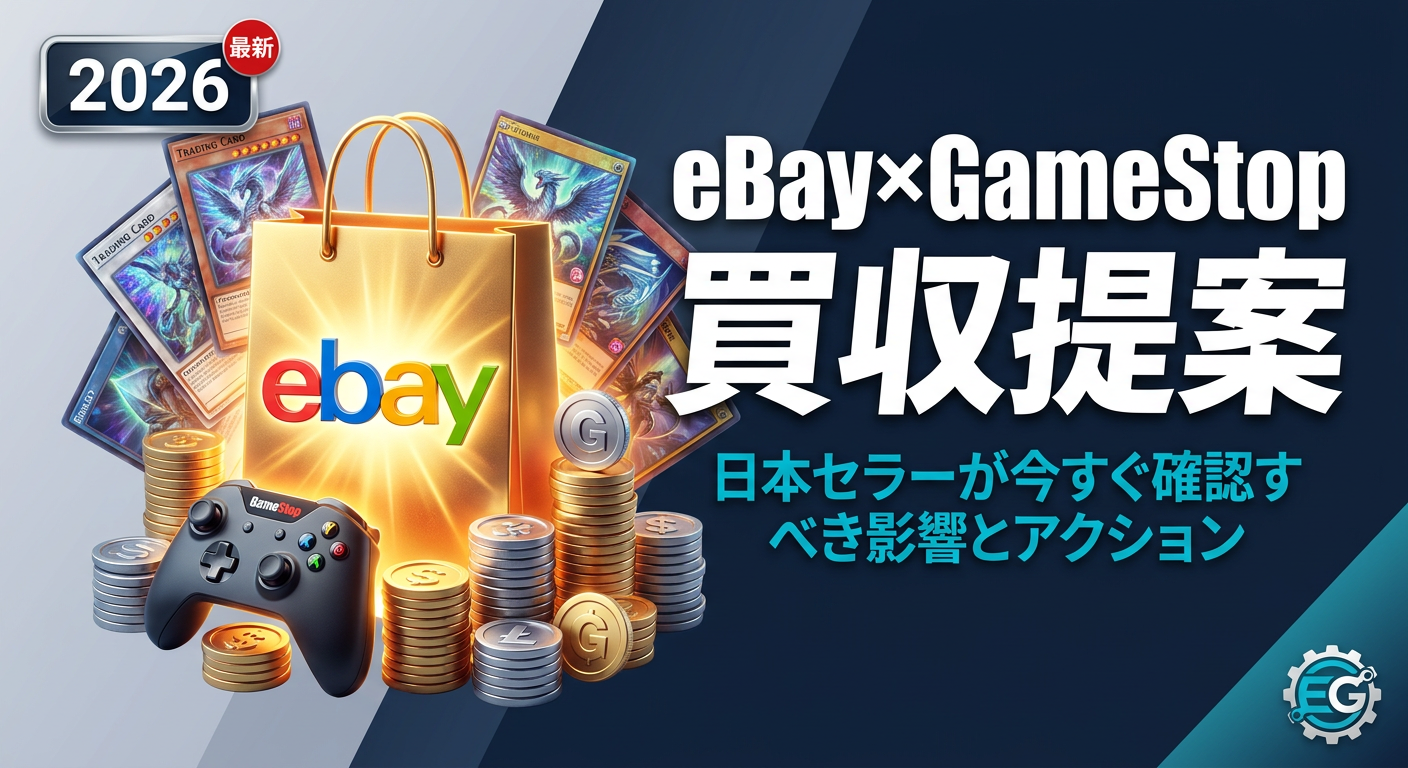 eBayがGameStopから買収提案を受領｜日本セラーが今すぐ確認すべき影響範囲とアクション
