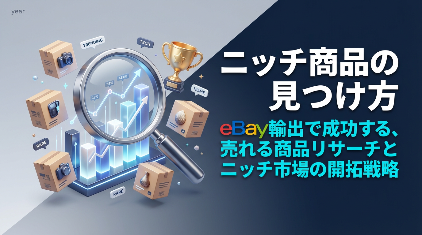 eBayニッチ商品の見つけ方｜競合が少ないジャンルの開拓方法