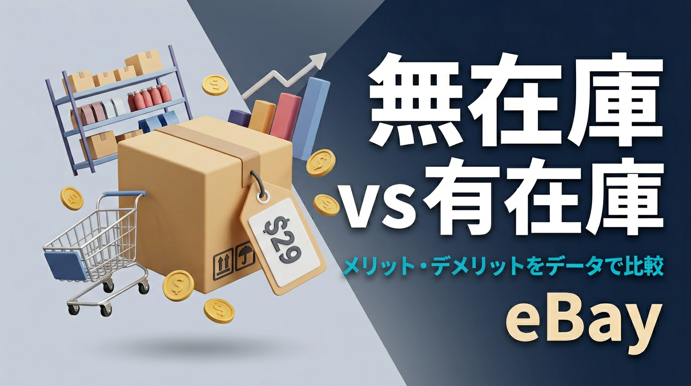 eBay無在庫 vs 有在庫｜メリット・デメリットをデータで比較