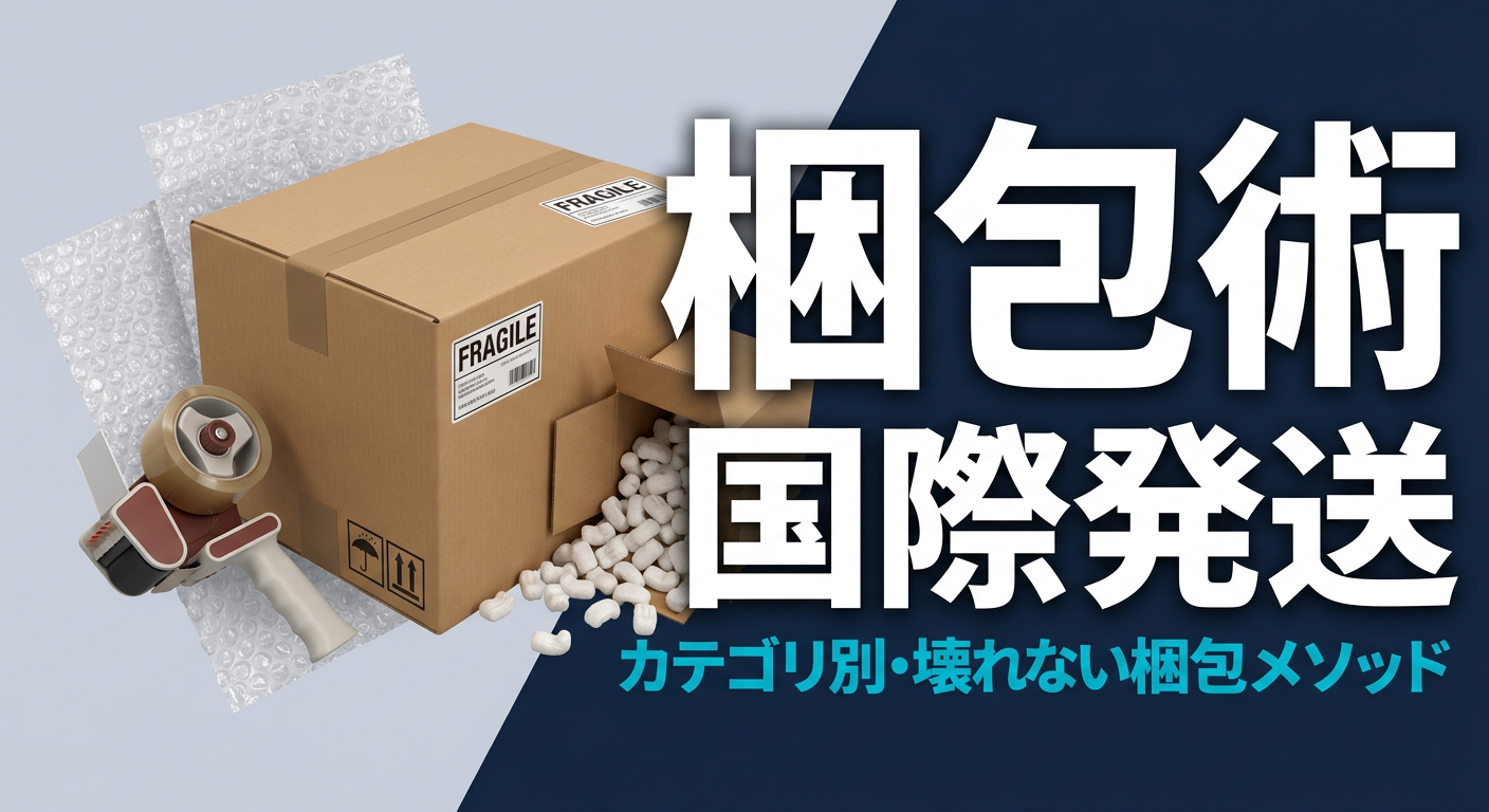 eBay国際発送の梱包術｜カテゴリ別の壊れない方法