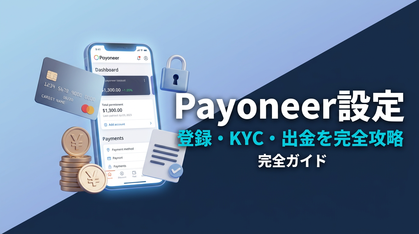 eBay Payoneer設定ガイド｜登録からKYC・出金まで