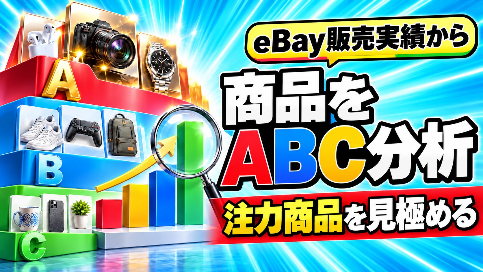 eBay商品のABC分析の進め方｜販売実績から注力先を決める