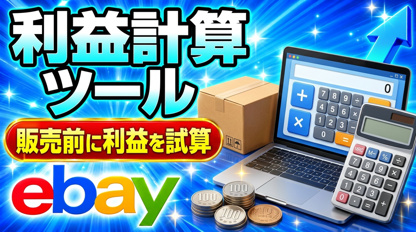 eBay利益計算ツールの使い方｜販売前に手数料・送料・為替を試算する方法