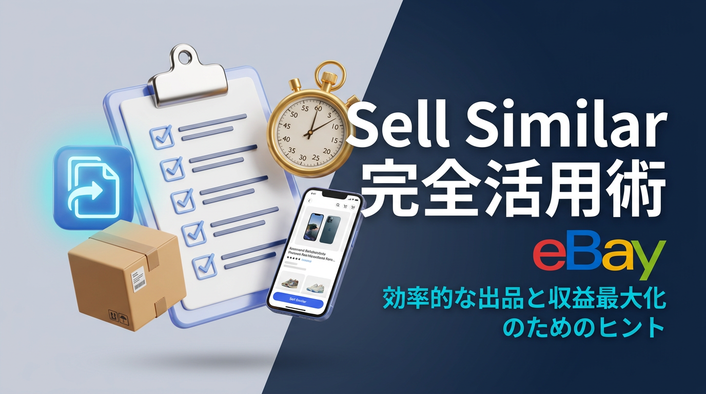 eBay Sell Similarの使い方｜類似商品の効率的な再出品と一括出品連携