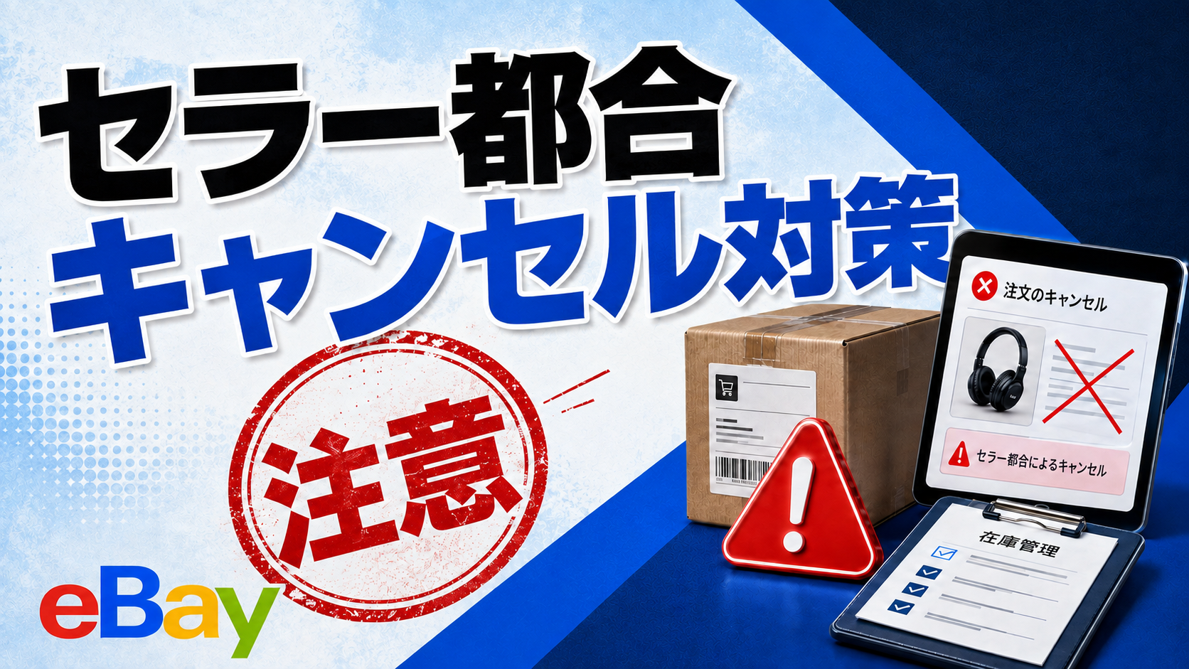eBayセラー都合キャンセルの影響と正しい対応方法
