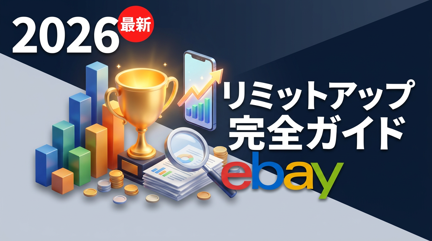 eBayリミットアップ完全ガイド｜申請テンプレと実績データで踊り場を超える