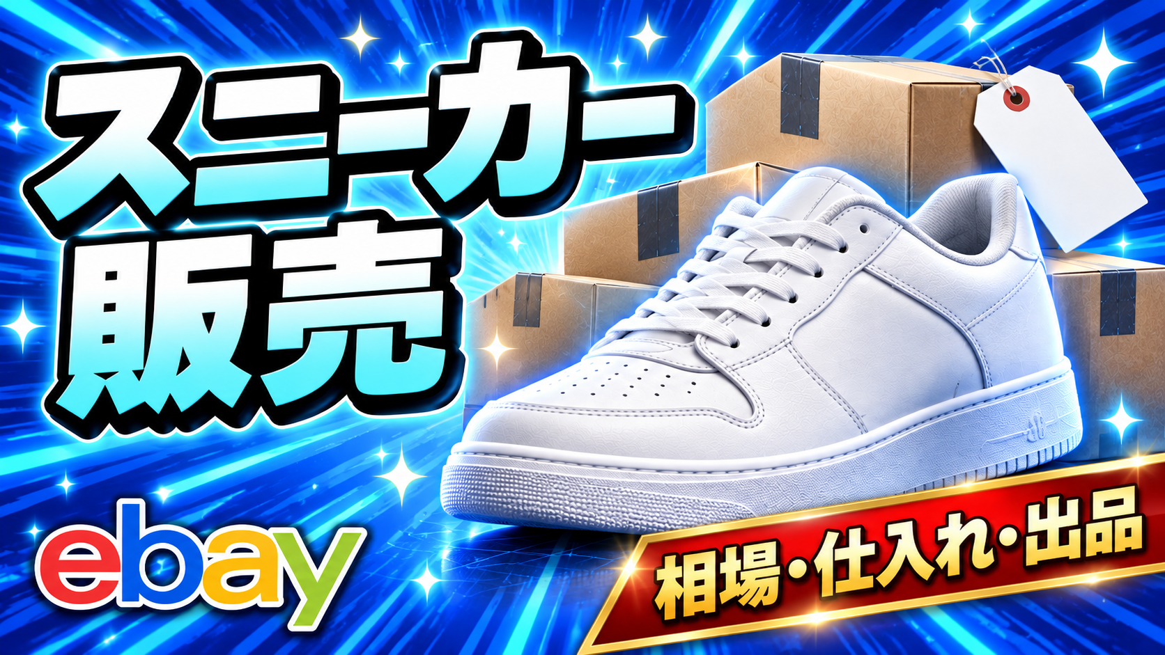 eBayスニーカー販売ガイド｜相場の調べ方から出品まで