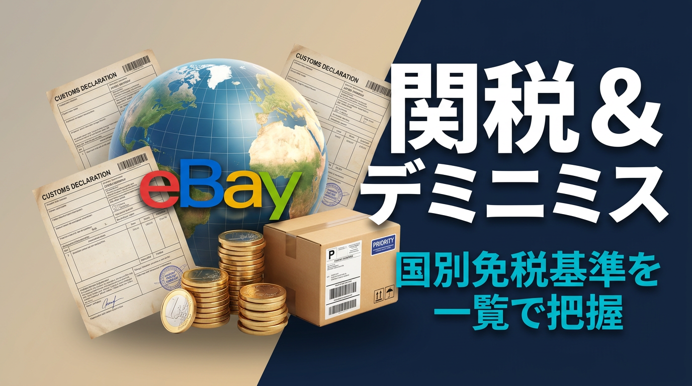 eBay関税とデミニミスの基本|国別の免税基準一覧
