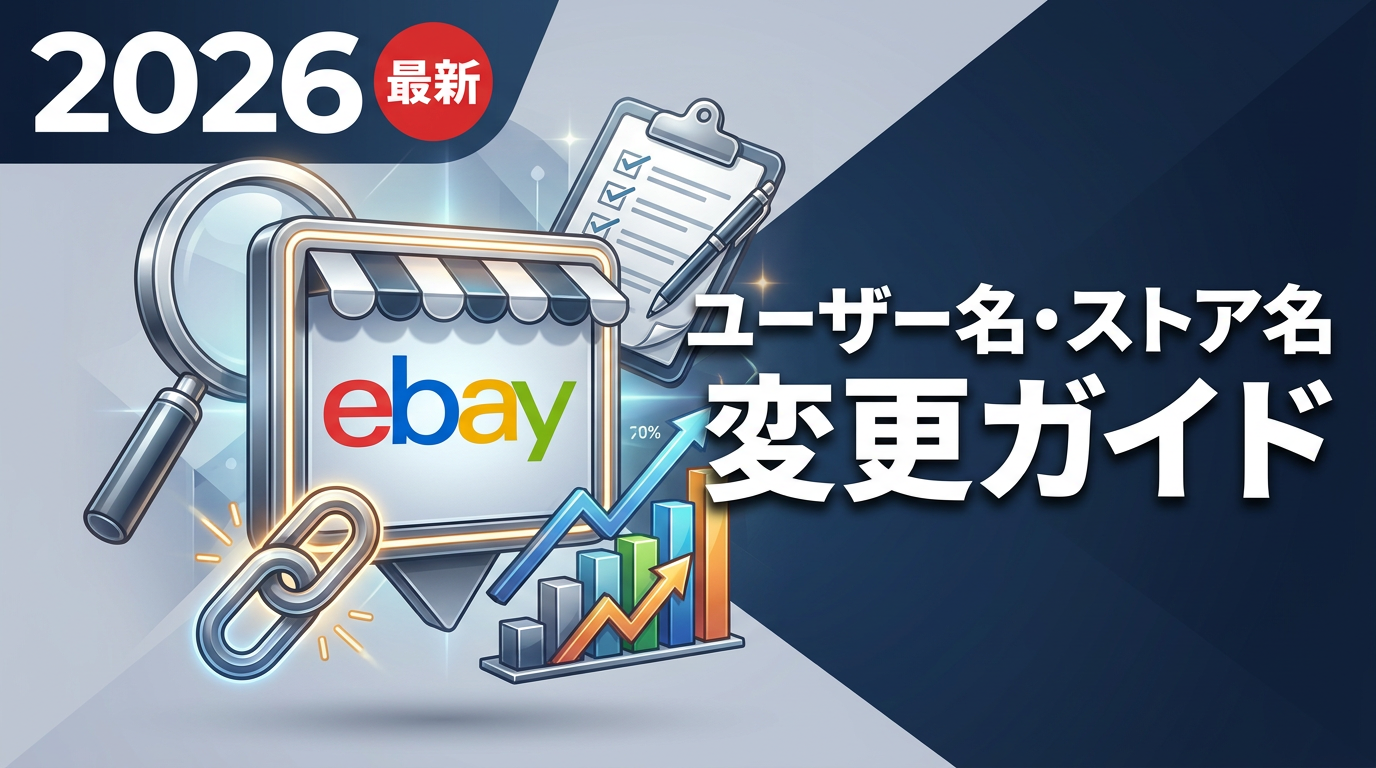 eBay ユーザー名・ストア名の変更ガイド｜SEO影響とブランディングの判断基準
