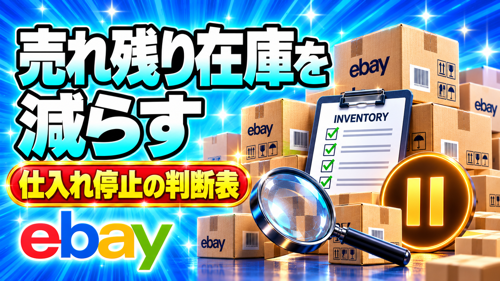 物販の売れ残り在庫を減らす｜仕入れ停止と見直しの判断表