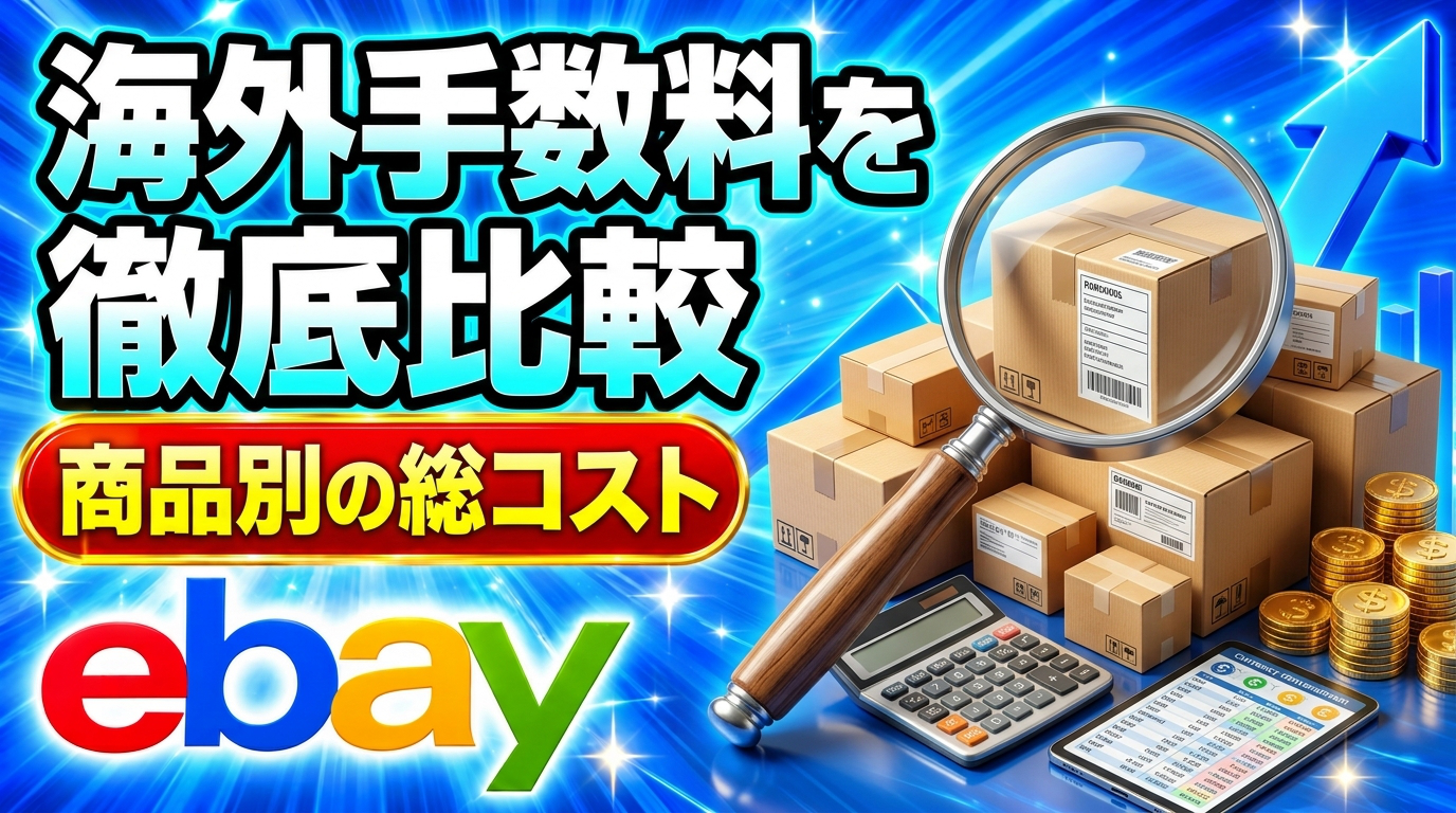海外フリマ・オークションの出品手数料比較｜利益が残る販路の選び方