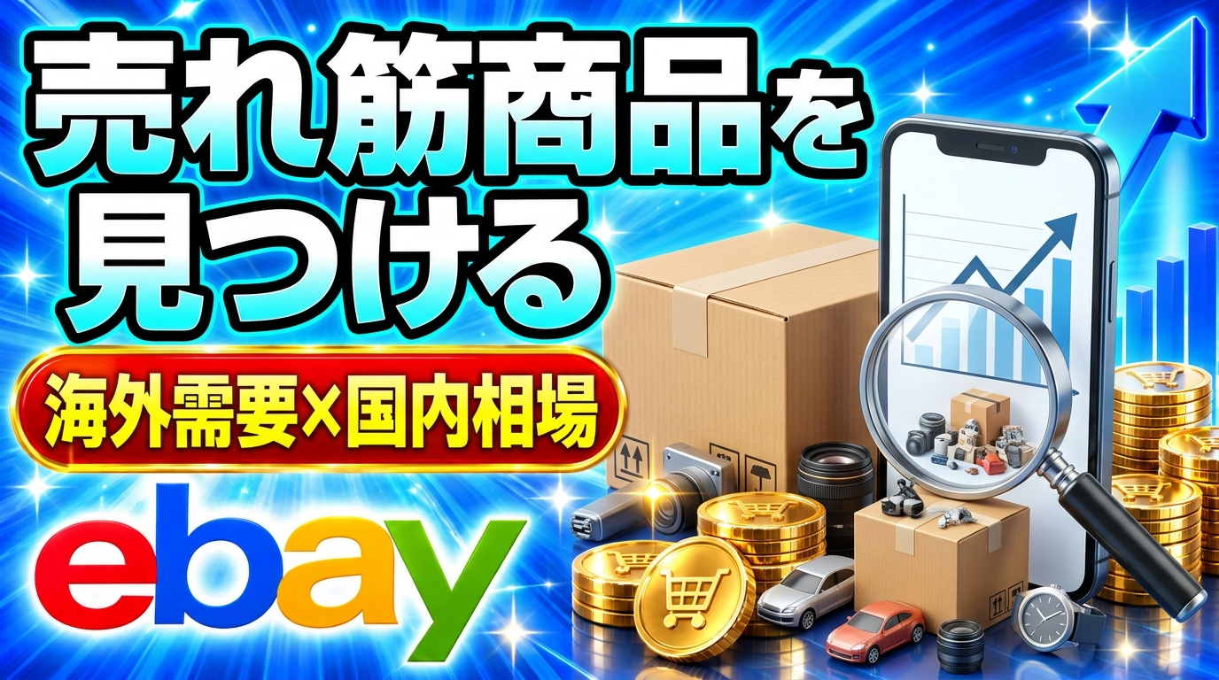 個人輸出の売れ筋を探す方法｜海外需要と国内相場を比較するリサーチ手順